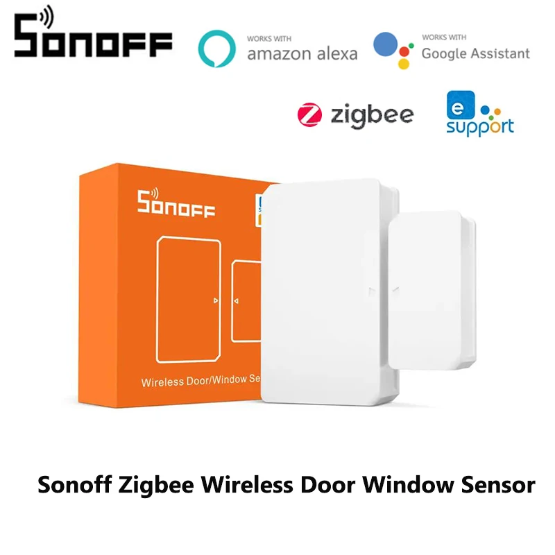 SONOFF SNZB-04 Zigbee 3.0 DIY Door Sensor Door Open/Closed Via eWeLink APP ZBBridge Required Compatible With Alexa Google Home