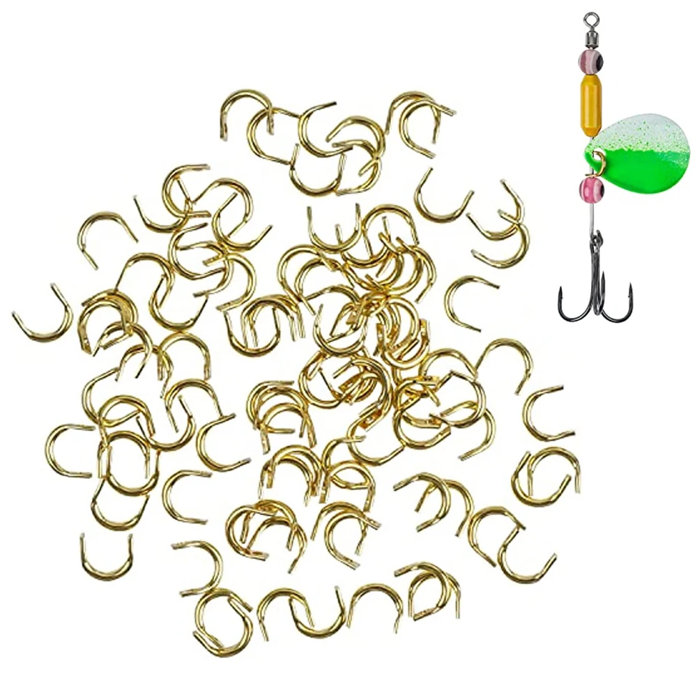 6001000PCSFishingSpinnerbladesClevisSpinnerbaitClevisUShaped