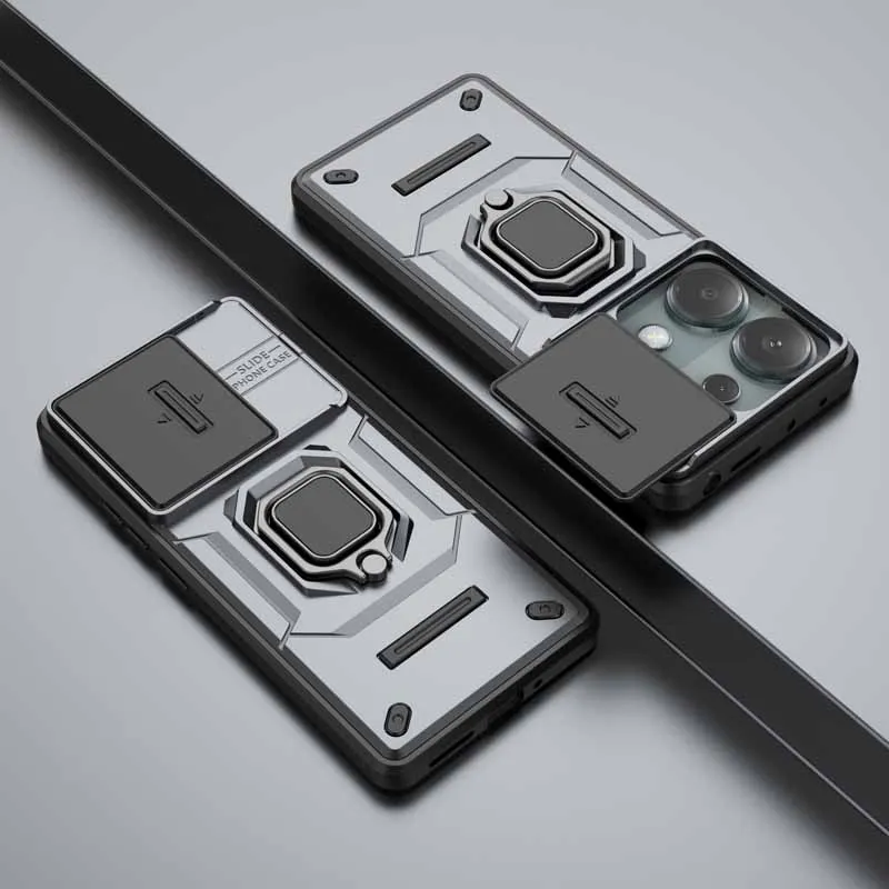 Magnetic Shockproof Slide Camera Phone Case