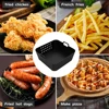 21cm Reusable Square Air Fryer Silicone Liners for Philip HD9270 Air Fryer Mould Accessoires for Ninja AF180 AF140 6