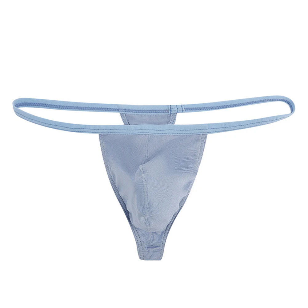 

Men Sexy Modal Breathable Simple Thong Underwear Low Waist Solid Color T-Back Underpants Skin-Friendly Soft Briefs Panties