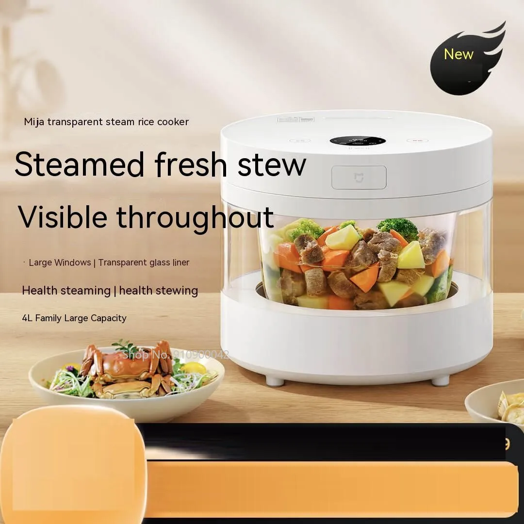 2023 New Xiaomi Mijia 4L Transparent Steam Electric, 43 OFF