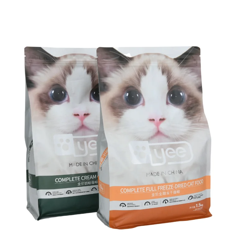 Campione Gratuito Yee Organic Pet Food Grossisti Halal Guadagno Di Peso Liofilizzato Cibo Speciale Per Cani E Gatti Secco