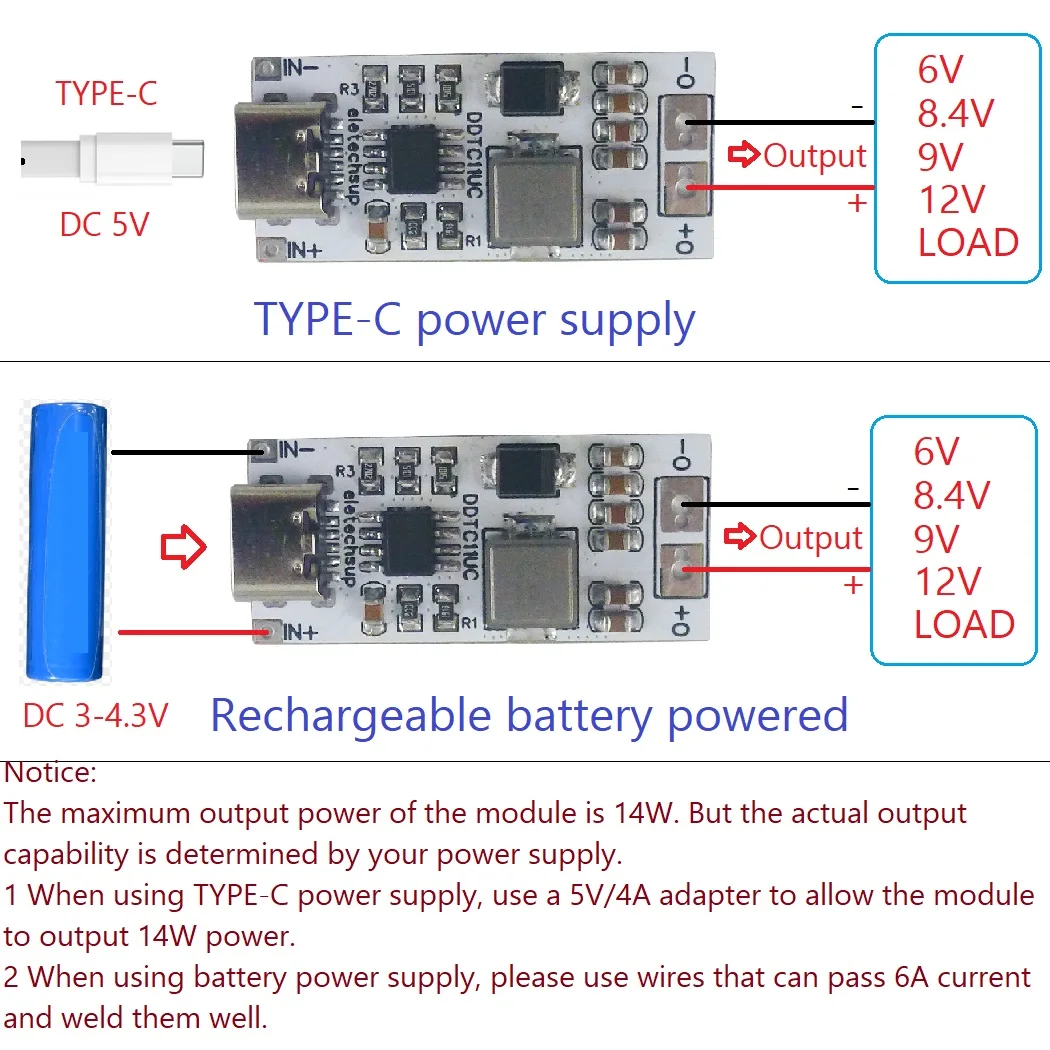 QC PDм?ⓒ км¶?л нлн?° м¶ⓒмкё° мм ккё? мм№?, USB C TYPE-C, мн…? м?… DC-DC л¶?мн?ё м≫Ёлн?° л?Ёл“?, 3.5A, 6V, 8.4V, 9V,