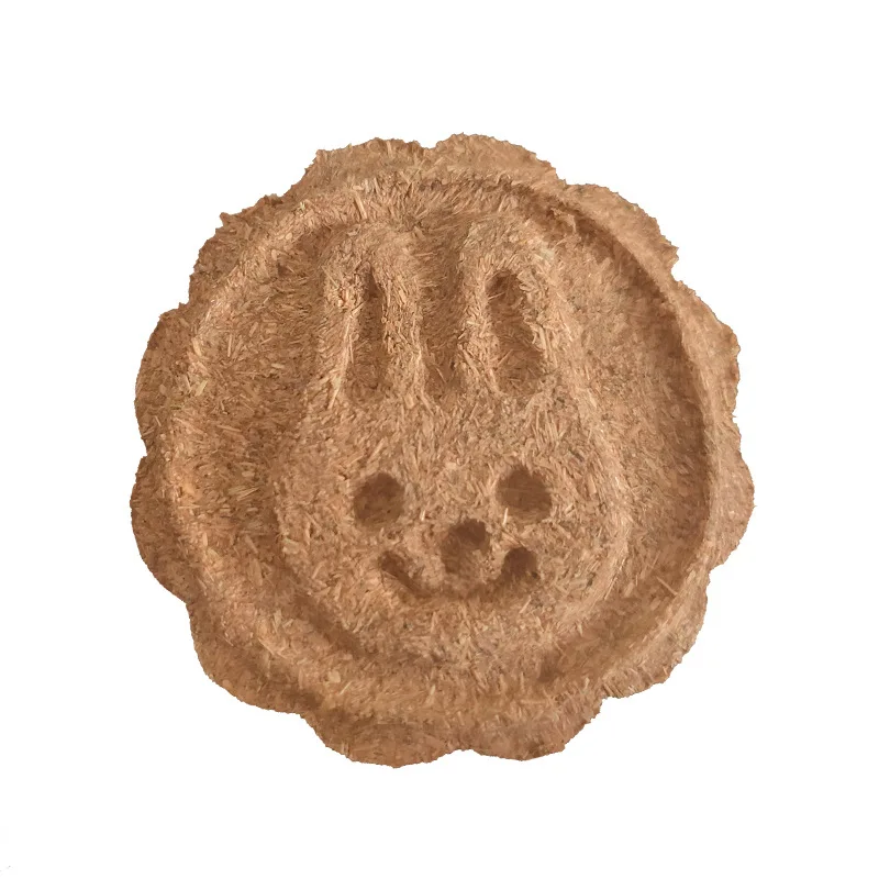 thumbnail image 1 of Juguetes para masticar para mascotas Galletas de pastel de molares de heno Timothy para conejos Conejillos de indias Hámsteres Chinchilla Juguetes para masticar para conejos Golosinas para los dientes, 1 of 5