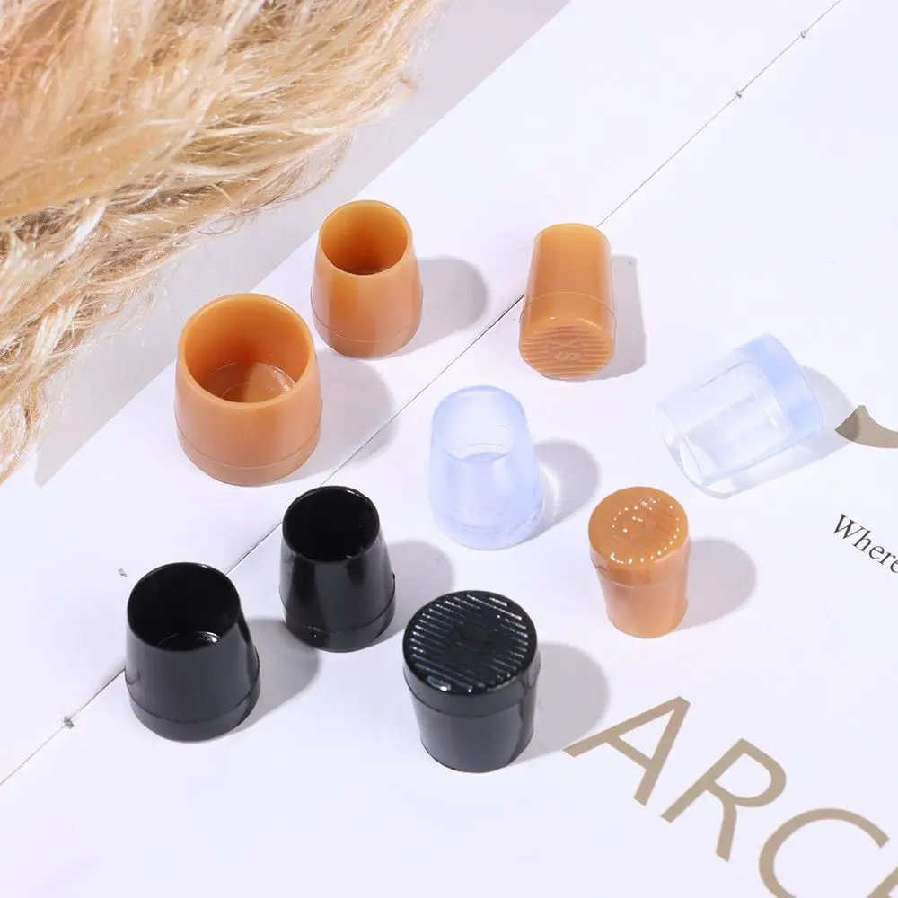 1Pair Silencer Heel Protector Woman High heels Protective Cover Round Shape Non-slip Wearable Heel Cover Shockproof Accessories