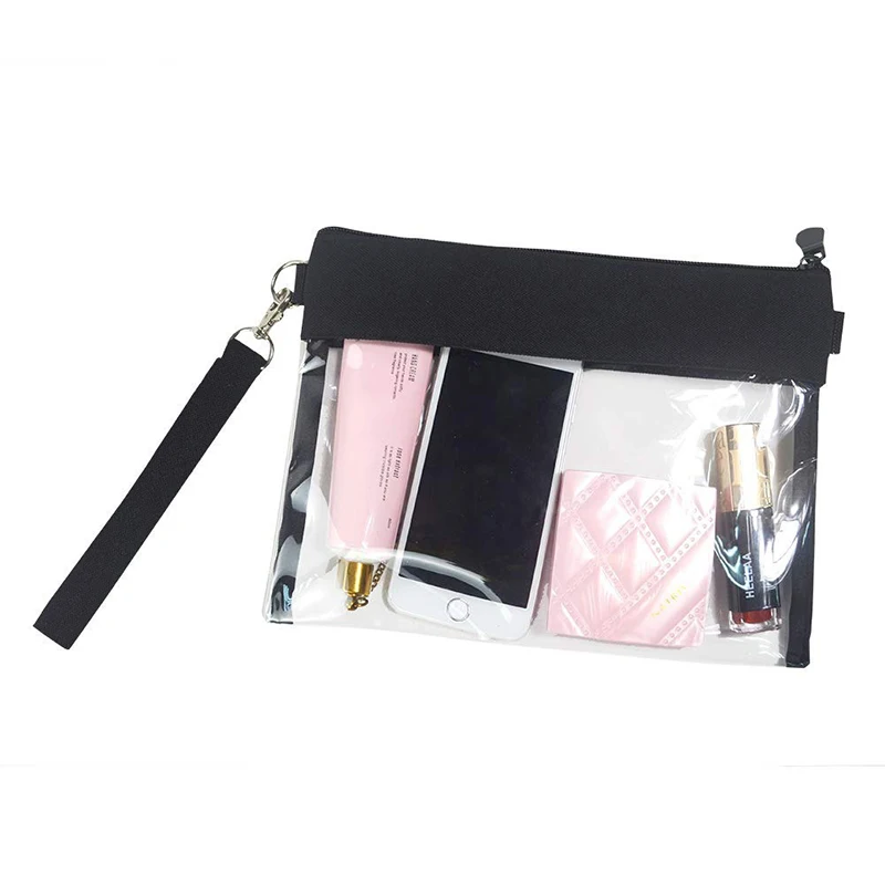 Transparent Crossbody Shoulder Bags Simple Zipper Small All-Match Couples Fashion Clear Handbags Pvc Harajuku Purses Phone Bag