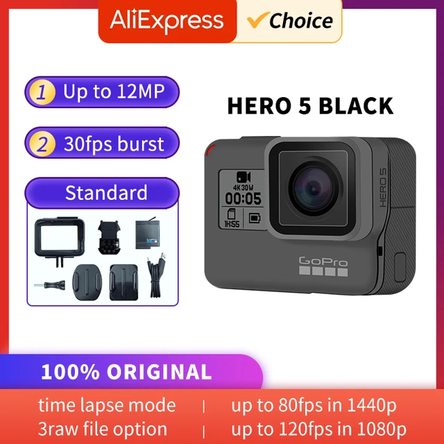 고프로 히어로 5 블랙: 액션 스릴을 포착하기 위한 궁극의 동반자