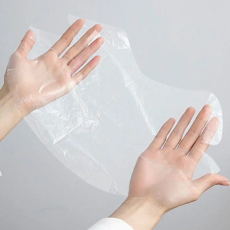 Transparent PE Disposable Neck Masks for Skin Care