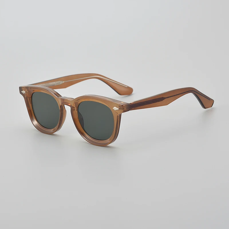 

Fashion street shot square polarized sunglasses UV400 thickened retro driving glasses individuality trend sunscreen tinted glass