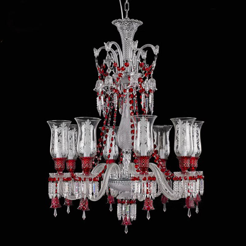 Crystal Chandelier Living Room Duplex Building European Creative Personality Candle Hotel Banquet Lights House Engineering