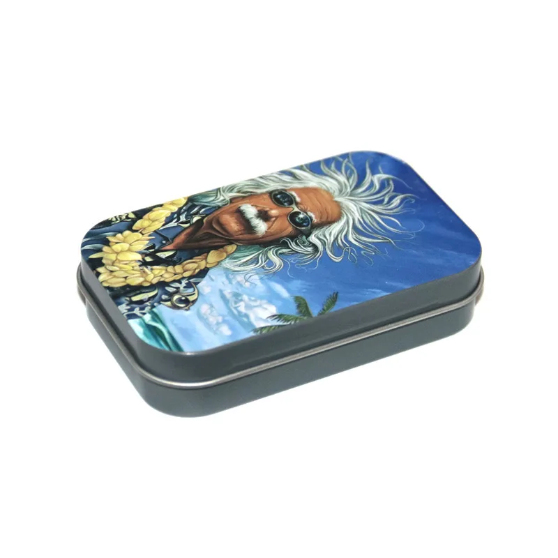 Multi-Function Metal Tin Organizer for Tobacco, Jewelry, Candy, and Keys