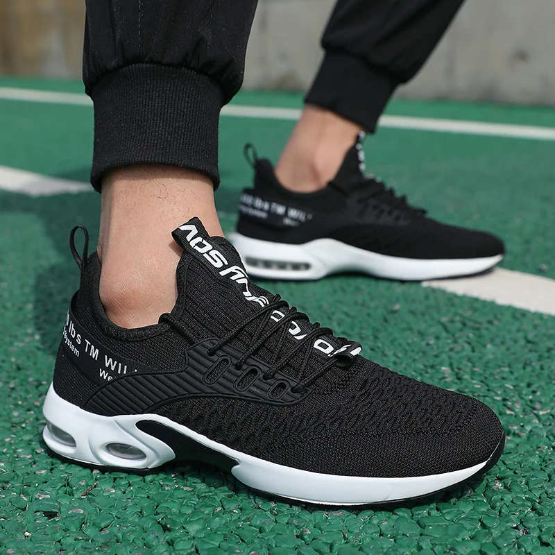 Men's Soft Sneakers Breathable Mesh Fashionable Sports Style Shoes Summer Versatile High-quality Outdoor Lightweight Tennis Shoe