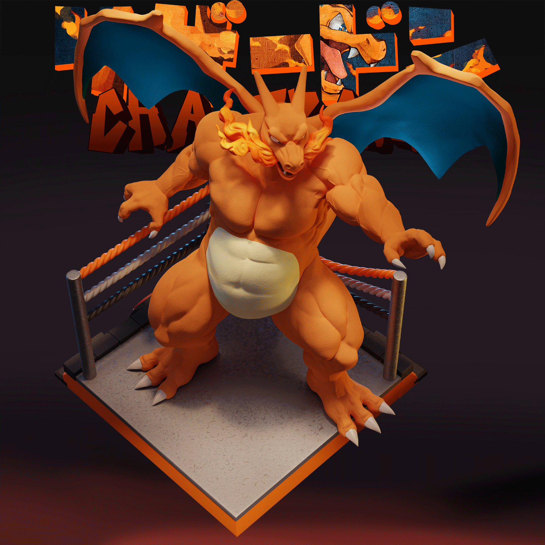 ポケモンガレージキット　ギラティナ ポケモン ギラティナ フィギュア ガレージキット