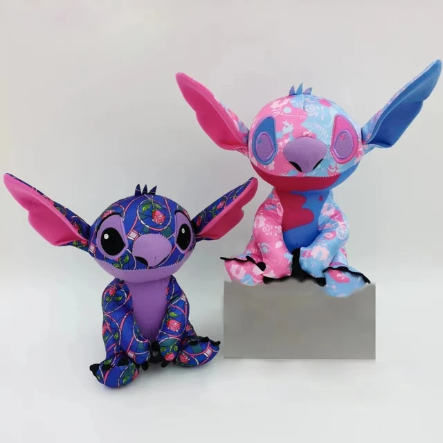 Original Disney Cartoon Lilo & Stitch 2021 Limited Edition Stitch rose Doll  comfort doll birthday gift for girls