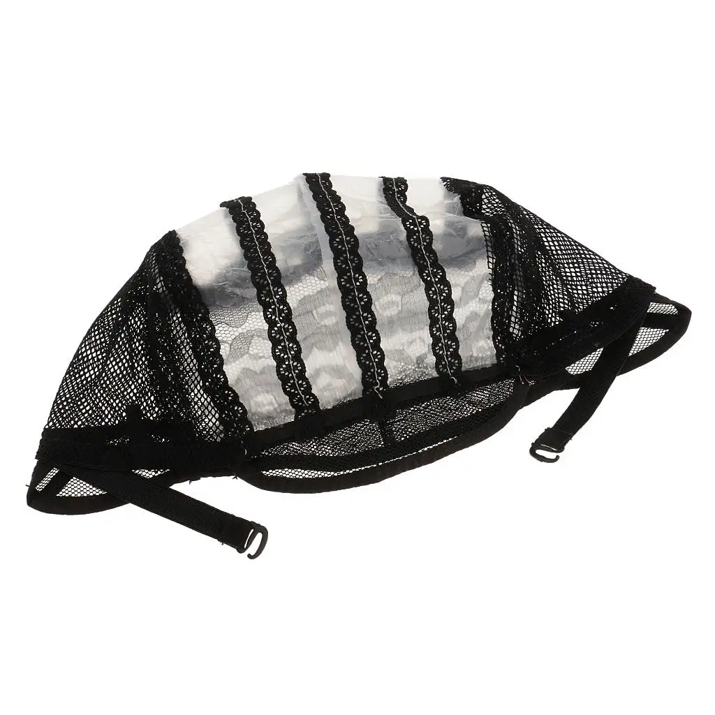 

3X For Making W/Adjustable Straps Breathable Mesh Lace Weaving -