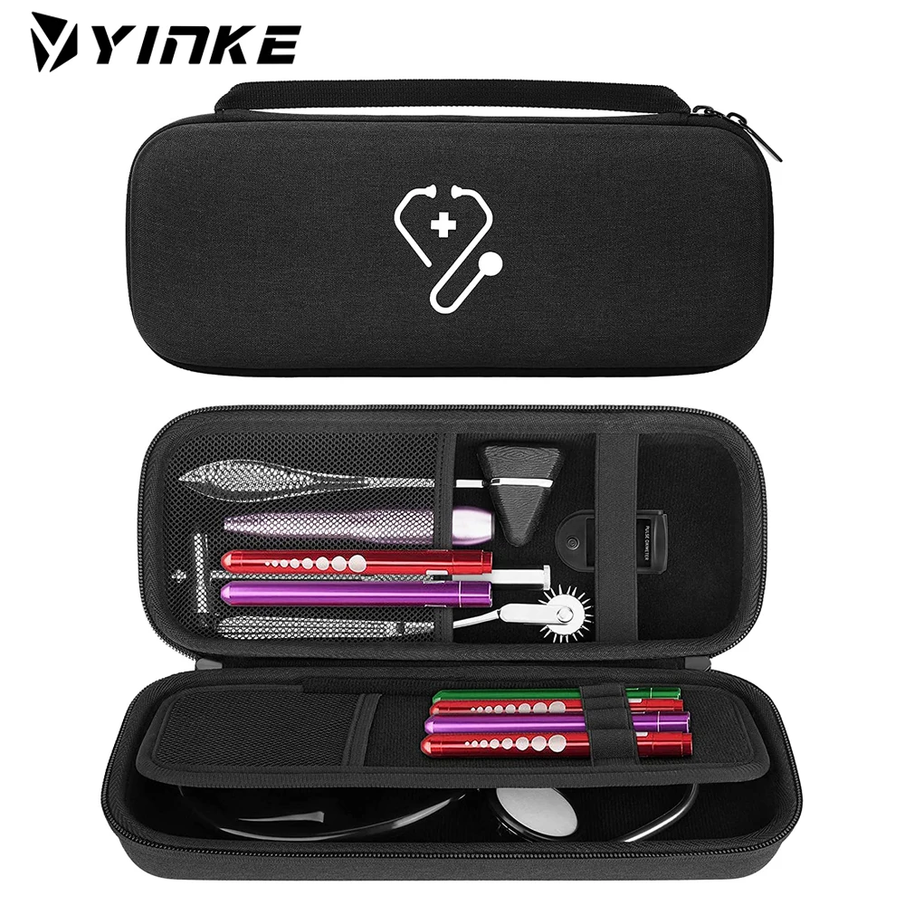 Yinke-estuche estetoscopio para 3M Littmann Classic III/Lightweight II S.E./ MDF, acústico y cardiología IV, bolsa de transporte de viaje EVA