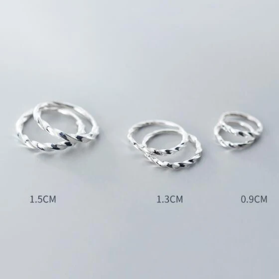 Рисунок 4 - Женские Геометрические серьги-кольца INZATT