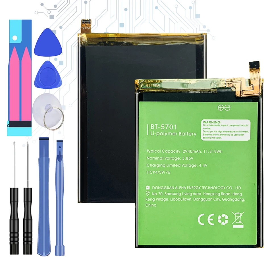 

High Quality Battery For LEAGOO S8 S 8 BT-5701 BT5701 BT 5701 Batterie Batteria + Free Tools