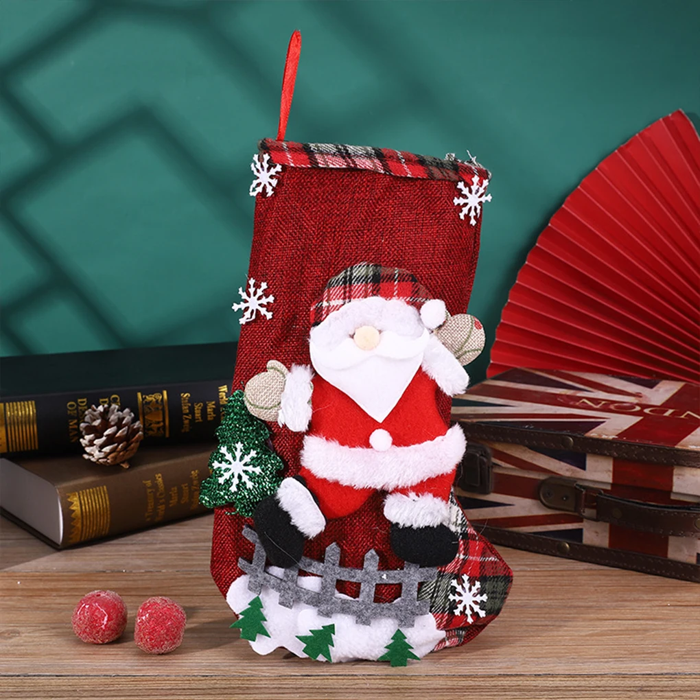 

Christmas Stocking Hanging Wall Gifts Bag Sock Office Hotel Club Cafe Festival Decoration Pendants Ornament Gift socks