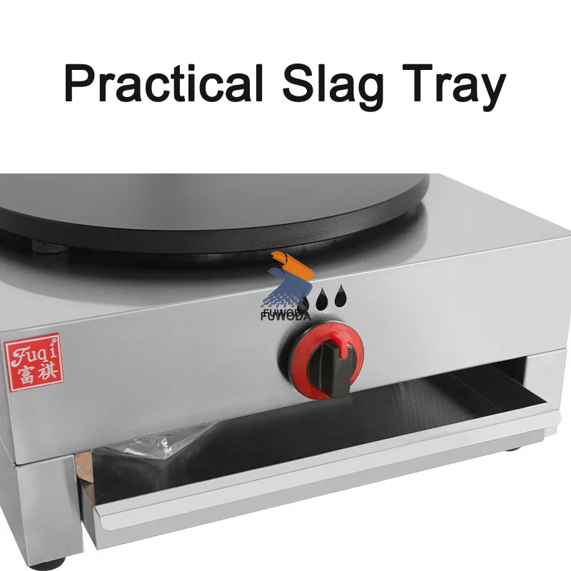 Commercial Professional Gas Industrial Crepe Pancake Making Machine Counter Top Crepe Makers 4