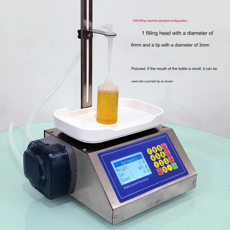 Perfume Filling Machine Peristaltic Pump For Essential Oil Filler Quantitative Weighing Liquid Nail Polish Olive Oil Fragrance