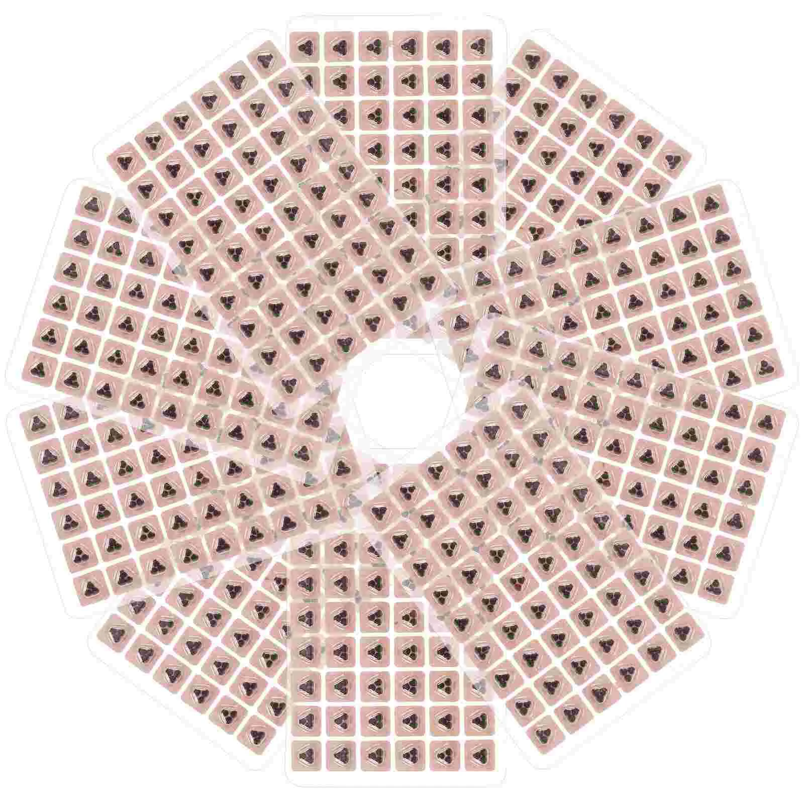 

540 Pcs Auricular Massage Set Ear Acupressure Acupoint Stimulate Patches Acupuncture Points Tool Seeds Kit Beans Stickers