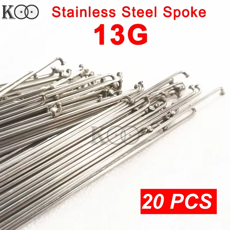 36 Pcs 14G J Bend 294mm x 2mm Bike Bicycle Spokes with