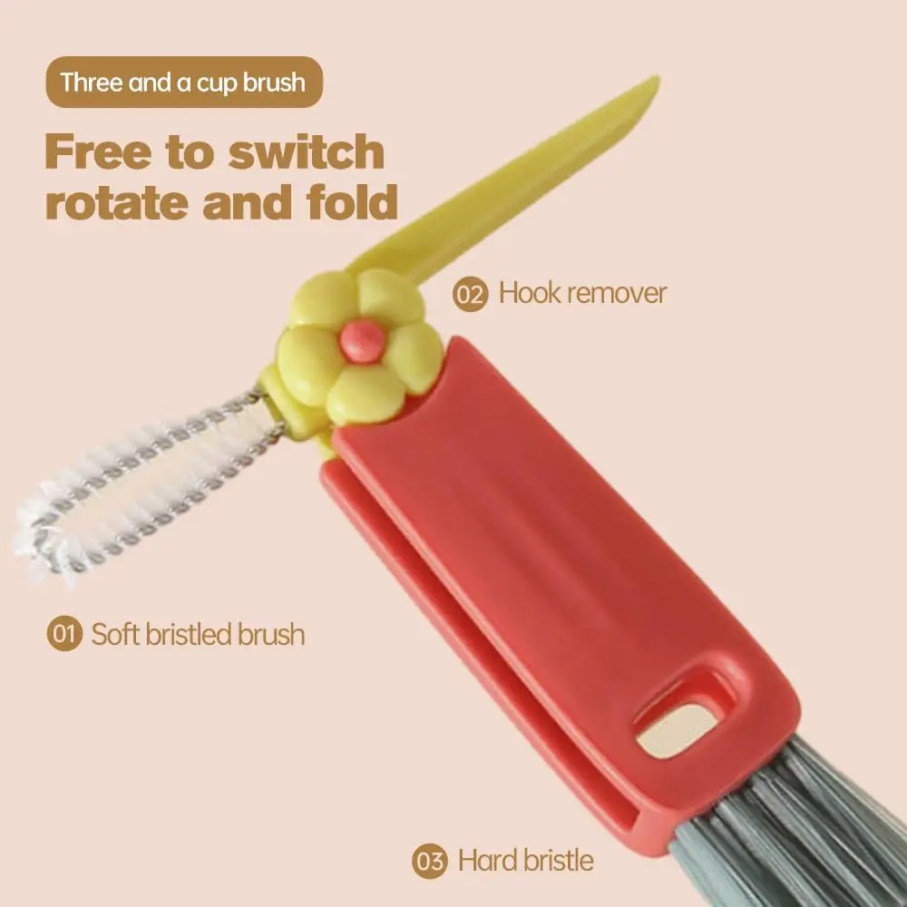 Portable Nylon Plastic Mini Small Cleaning Brush for Window Groove Keyboard Cleaner Corner Dust Remover Computer Cleaning Tool 6