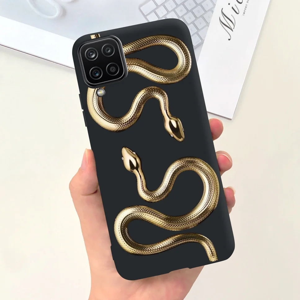 NEW Design For Samsung Galaxy A12 Case Silicone TPU Back Cover For Samsung A12 M12 F12 Galaxy M12 India  Funda Couqe Bumper