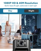 BOBLOV A22  Digital Mini Body Camera 1080P Sports DV HD Screen Magnetic Night Vision Small Camera Nanny Camcorder Police - Image 2