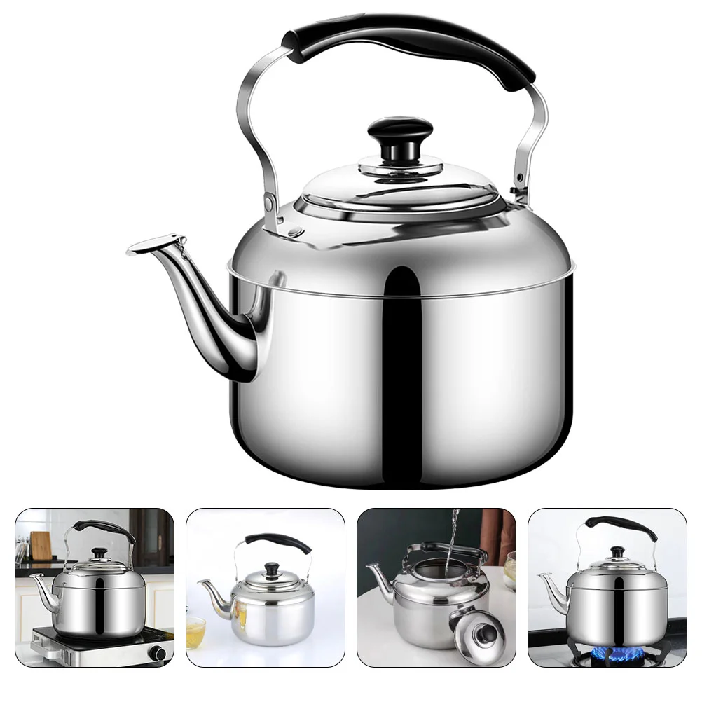 

Stainless Steel Kettle Tea for Gas Stove Top Induction Cooker Teakettle Stovetop