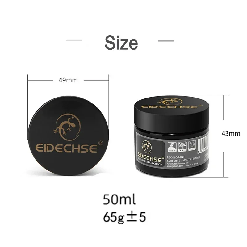 Leather Recoloring Balm Leather Repair Kit for Shoes Furniture Dye Recolor Renew Repair Restore Aged Faded Cracked