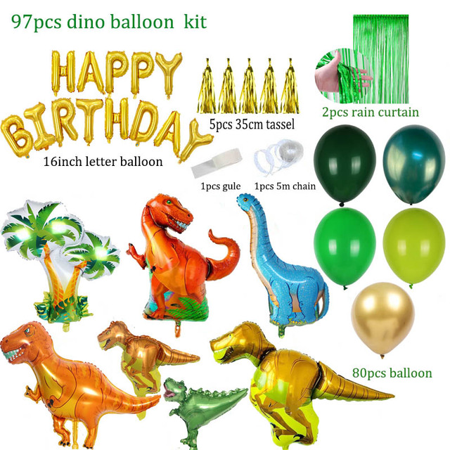 Safari Birthday Party Decoration Disposable Tableware Set Safari Dinosaur Party 1st Birthday Boy Baby Shower Supplies