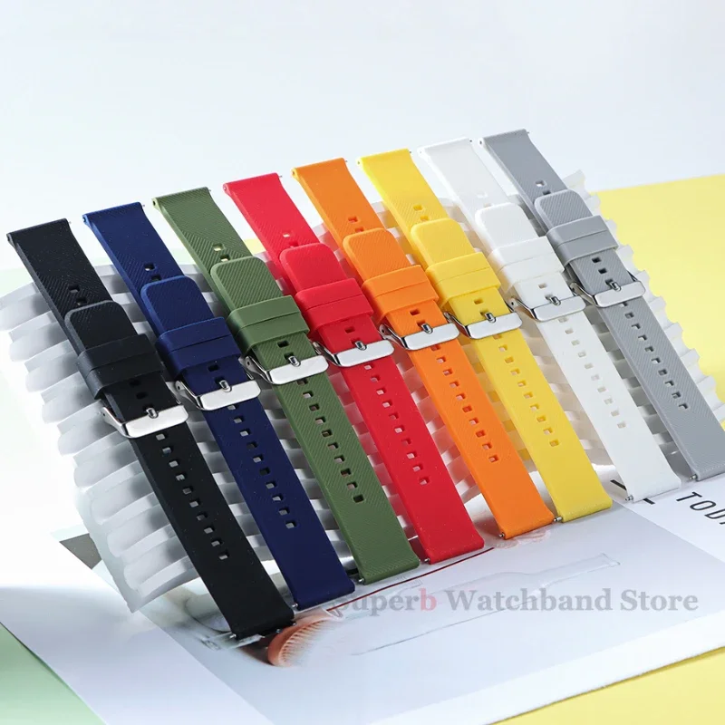 Premium Silicone Quick Release Watch Band - Versatile Wristband