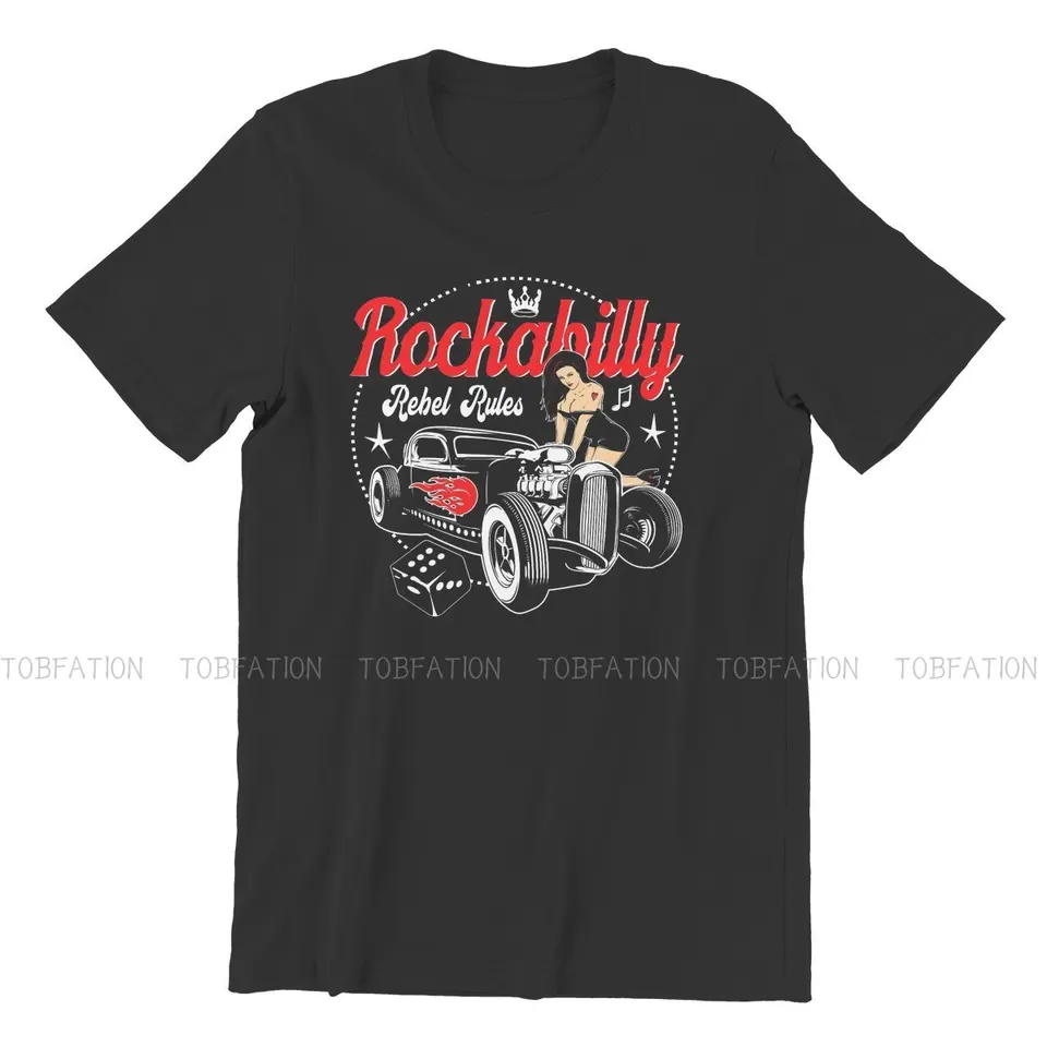 Plus Size Rockabilly Shirts Camisetas Rockabilly Mujer Rockabilly Música  Hot Rod Calcetín Hop Dance Vintage Rock, image size:960x960