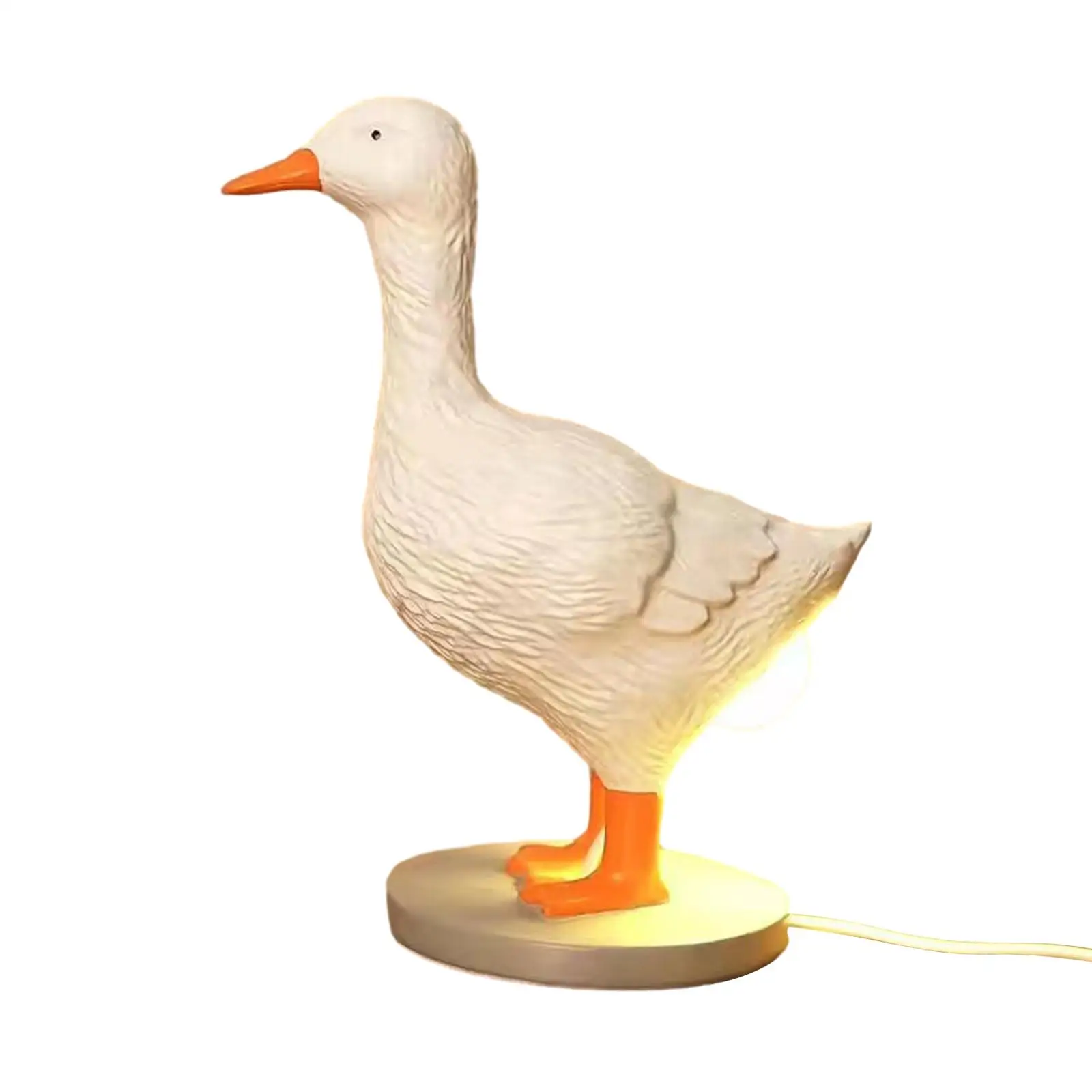 Cute Duck Egg Lamp Art Figurine Decorative Lamp Duck Night Light Table Light for Home Hotel Housewarming Restaurant Birthday