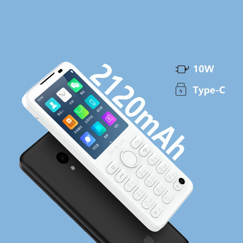 New Qin F21 Pro Smart Touch Screen Phone 2.8 Inch 3GB + 32GB / 4GB 64GB Bluetooth 5.0 6