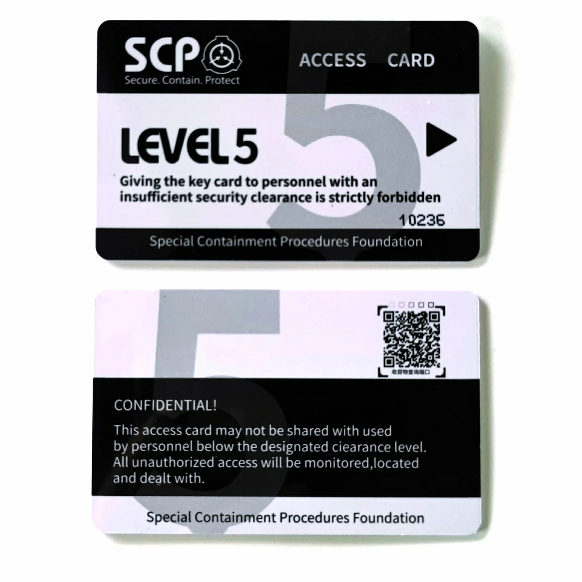 SCP Foundation Keycards Patches Special Containment Procedures