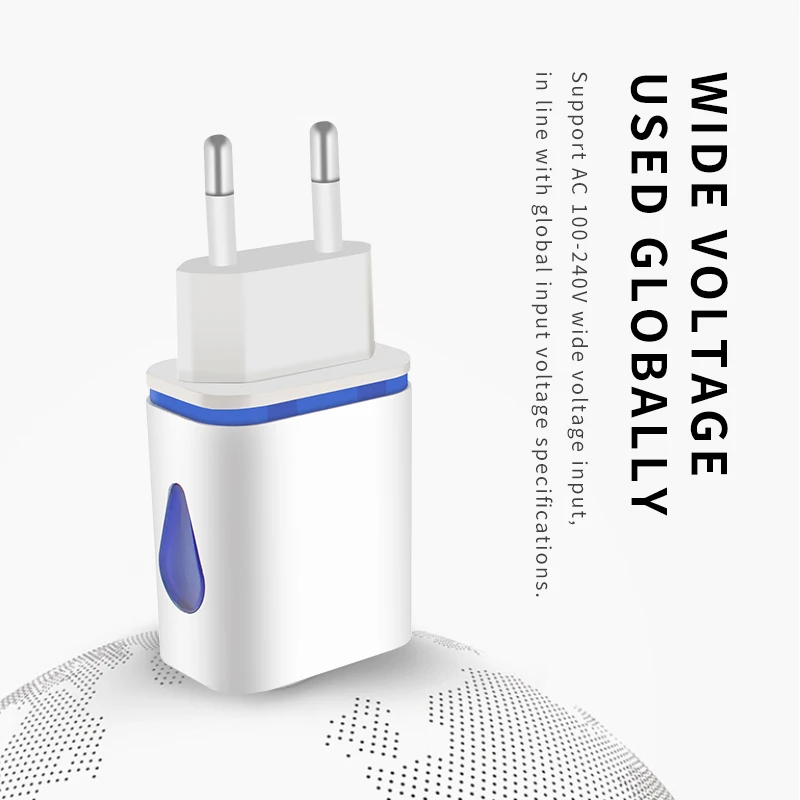 5 V 2A adattatore di alimentazione USB caricabatterie per telefono convertitore AC DC da 220V a 5 Volt caricabatterie per telefono alimentatore per Iphone Samsung Xiaomi IPAD