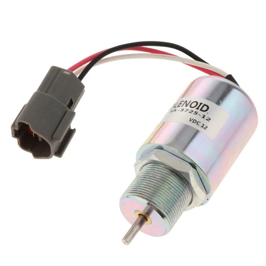 

Stop Solenoid PJ7415748 SA-3725-12 12V for Volvo EC13 EC15 EC15B EC20 EC20B EC25 EC30 EC35 EC45 Excavator