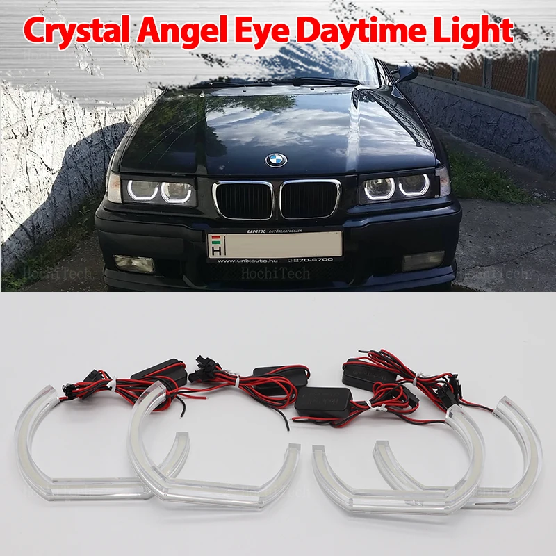 

LED Angel Eyes Kit Halo Ring Headlight Lamps For BMW 1 2 3 4 5 6 7 series E38 E39 E60 E53 E46 E90 E91 E92 E93 E81 E70 E87 E81