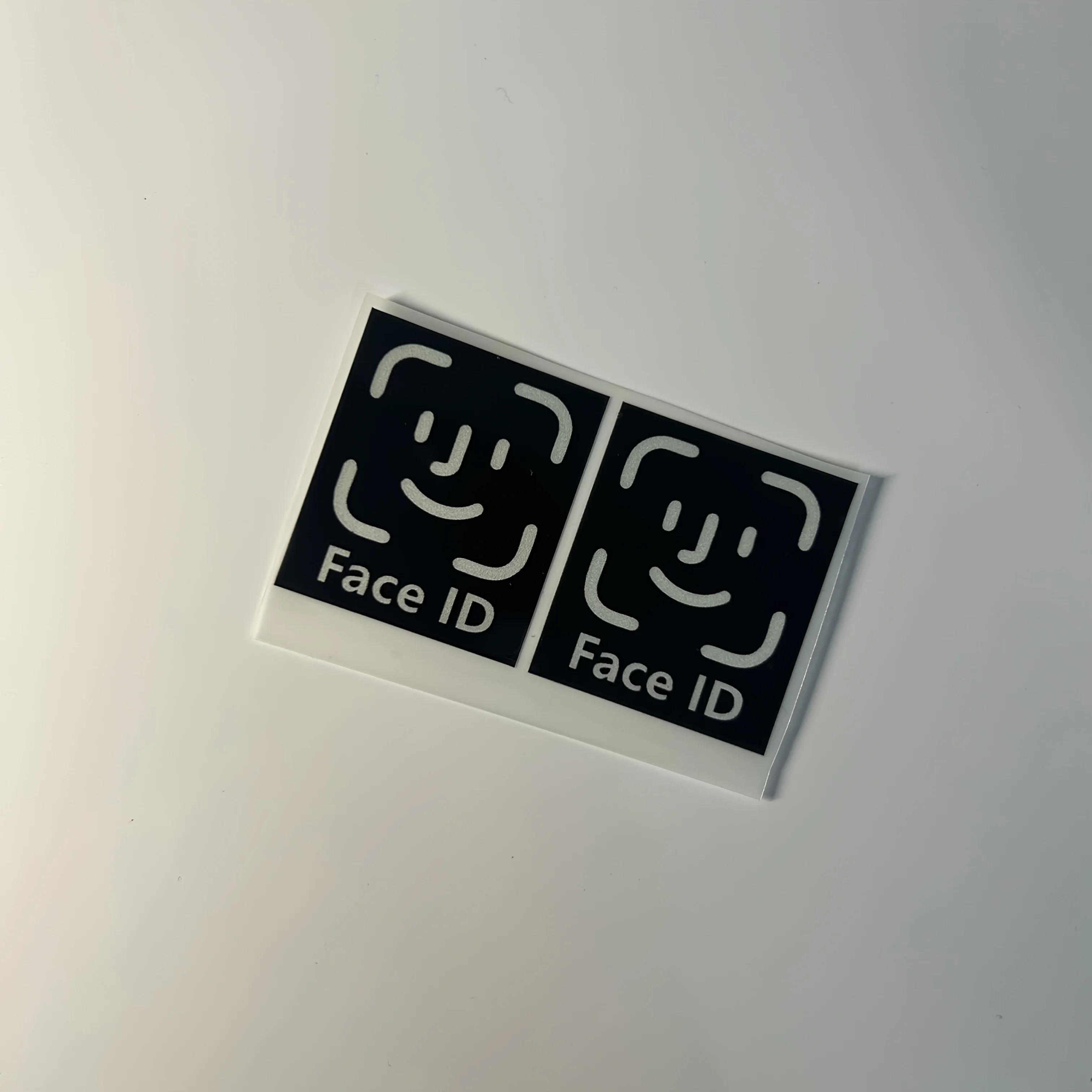 Adesivo da ciclismo, scansione facciale personalizzata creativa e divertente per sbloccare l'adesivo della bicicletta, impermeabile e con protezione solare, adesivo senza colla