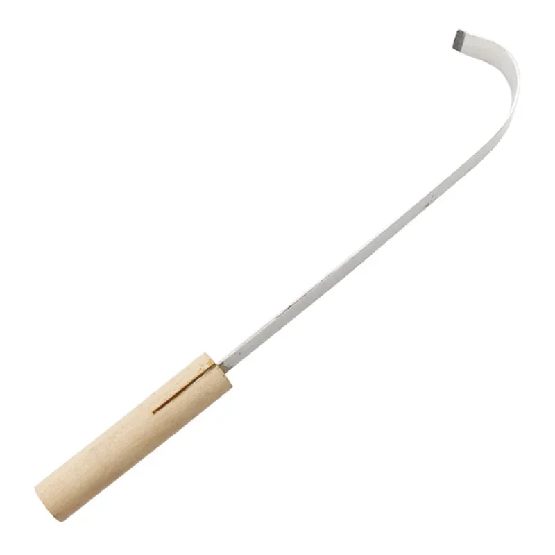 Stainless Steel Ceramic Trimming Tool Curved Skip Knife Sharp Blade DIY Rough Wooden Handle Texture Carving Pottery Clay Tools polymer clay tools,pottery tools,clay sculpting tools,pottery sculpting tools,clay craft tool