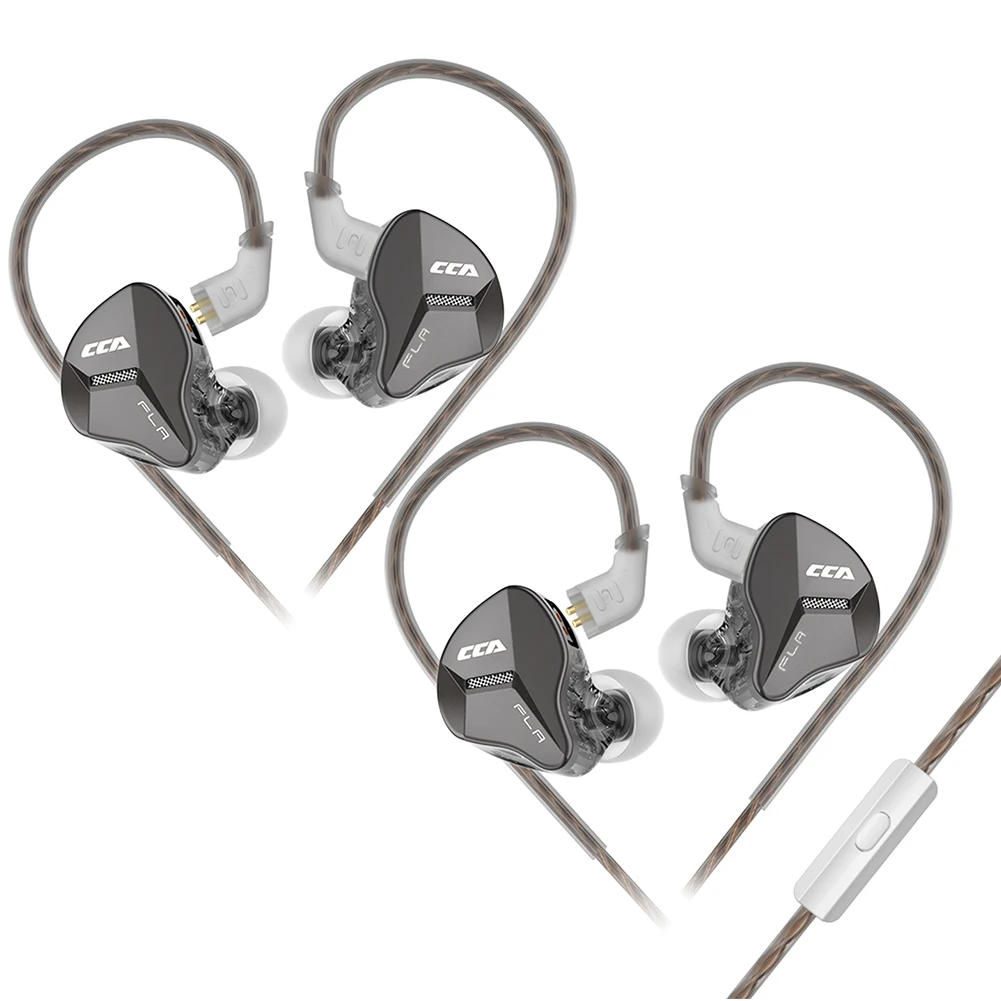 유선 헤드폰 인이어 모니터 헤드폰, 노이즈 캔슬링 분리형 이어폰, 가수 음악가용 마이크 포함