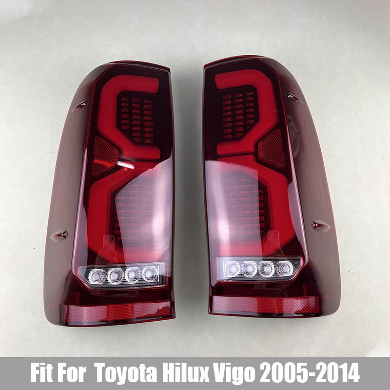 Taillight Assembly Suitable for Toyota Hilux Vigo 2005 2006 2007 2008 2009 - 2014 LED Cornering Lamp