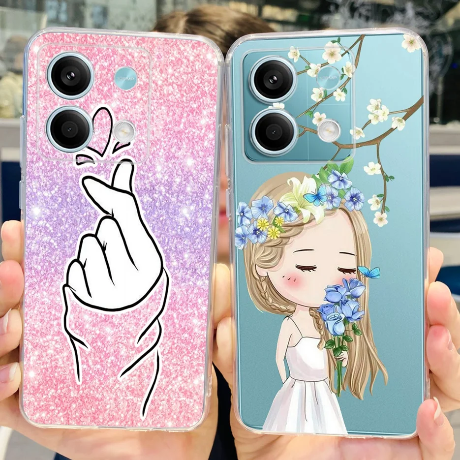 Cute Cat & Butterfly Soft Silicone Phone Case with Full Bumper Protection