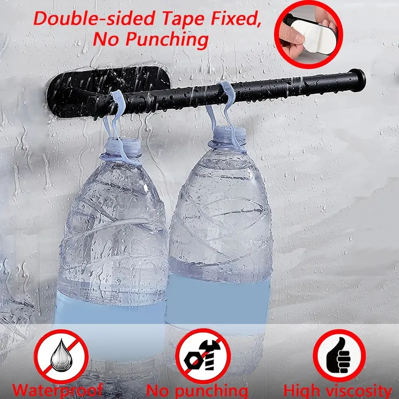 Kitchen Paper Towel Holder Adhesive Tissue Hanger Toilet