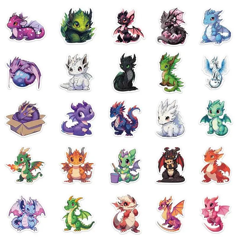 Cute Cartoon European Dragon Stickers for Decoration
