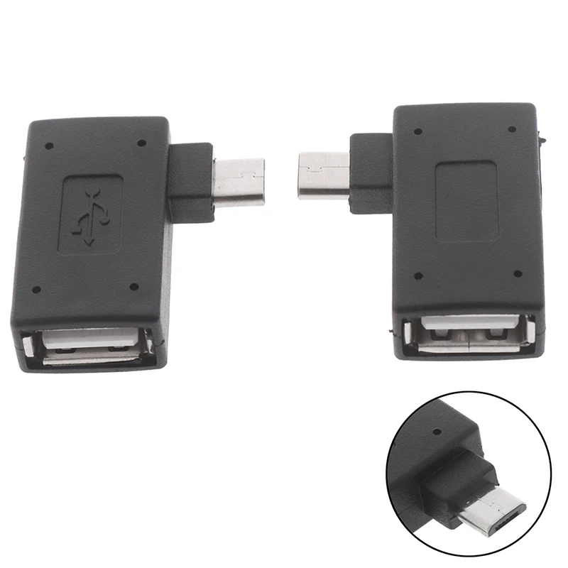 USB 2.0 마이크로 수-USB 암 OTG 어댑터, 전원 분배기 어댑터 커넥터 공급 장치 포함, 1 개